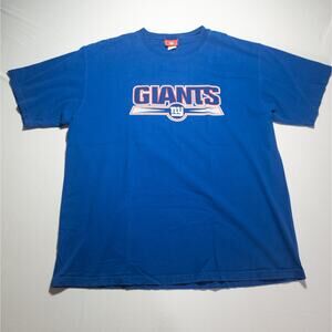 New York Giants NFL T-Shirt XL Blue ny Logo Official Licensed Football Fan Tee